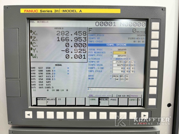 CNC-Steuerung FANUC 31i für Werkzeugmaschine BENZINGER TNI B6 90116