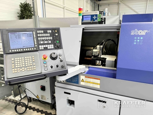 CNC Langdrehautomat gebraucht, STAR SR32 J Type N 90077 7 Achsen zu verkaufen
