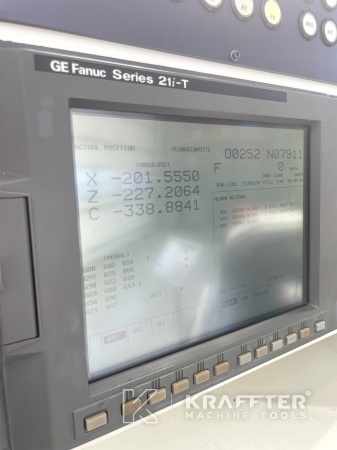 Achsanzeige auf dem Bildschirm STUDER eco650 90080