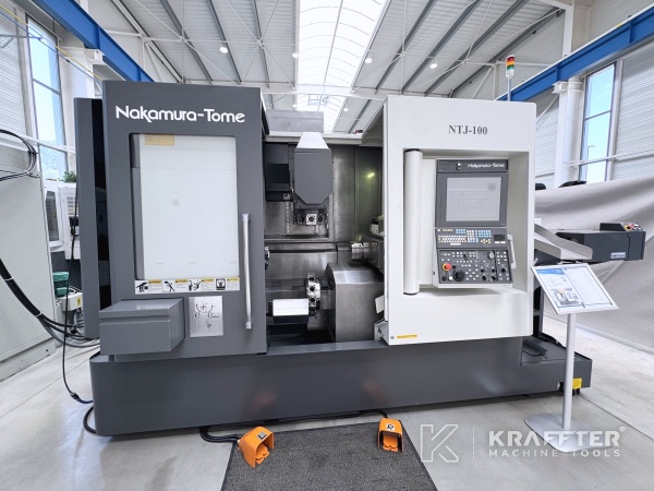 CNC Drehmaschine gebraucht für die Metallbearbeitung - NAKAMURA TOME NTJ 100  Achsen 90190