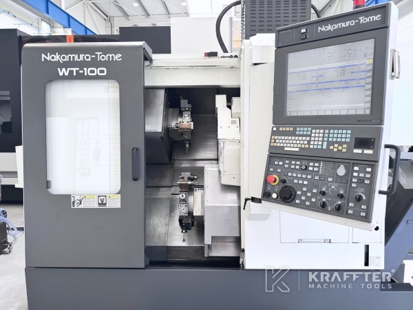 CNC Drehmaschine gebraucht für die Metallbearbeitung - NAKAMURA TOME WT 100 Achsen 90182