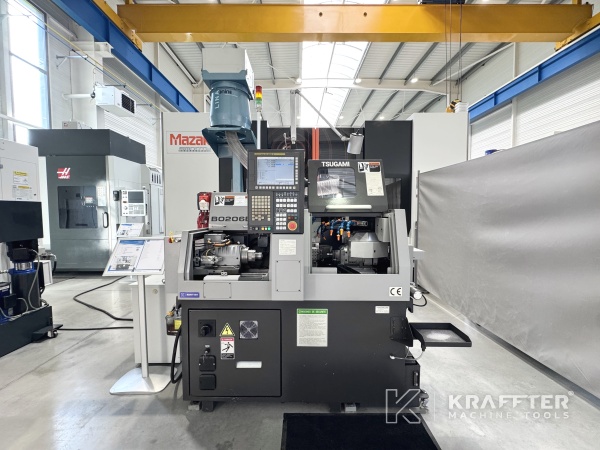 CNC-Langdrehautomat für Metall gebraucht, TSUGAMI B0206E-II 6 Achsen 90181