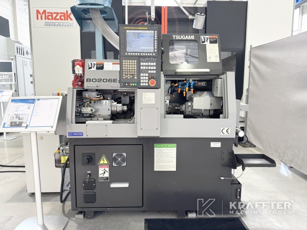 CNC Langdrehautomat für Metall gebraucht, TSUGAMI B0206E-II 90181