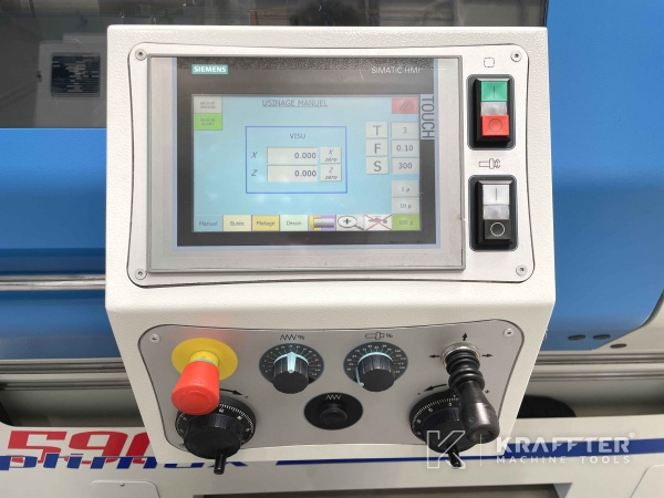 CNC Zyklendrehmaschine CAZENEUVE Optimax 590 20690-020 Gebrauchte Werkzeugmaschinenµ