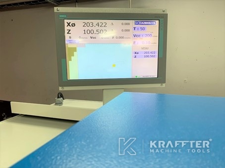 Drehmaschine mit CNC-Steuerung CAZENEUVE Optimax 360 20689-953 KRAFFTER – Händler für gebrauchte Werkzeugmaschinen