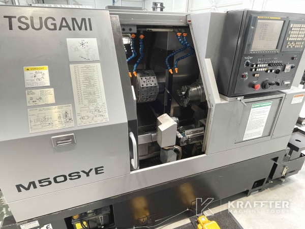 Präzisionsbearbeitung CNC Drehmaschine gebraucht, TSUGAMI M 50 SYE-III 20690-031