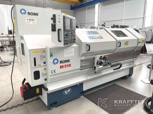 Präzisionsdrehmaschine ROMI M 510 90065 | KRAFFTER – Gebrauchte Werkzeugmaschinen