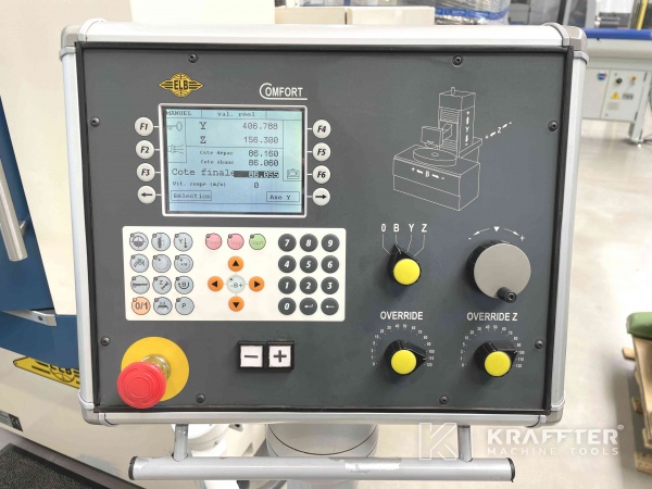 Bedienpult auf CNC-Flachschleifmaschine mit Drehtisch ELB Rotary 30 Comfort 20690-015
