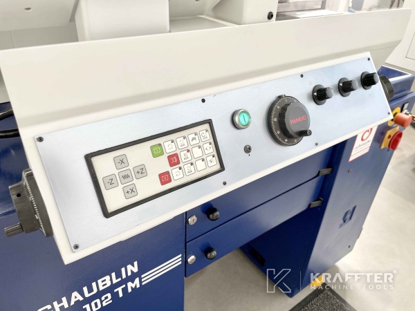 CNC Drehmaschine, gebraucht, SCHAUBLIN 102 TM-CNC 90075 3 Achsen zu verkaufen