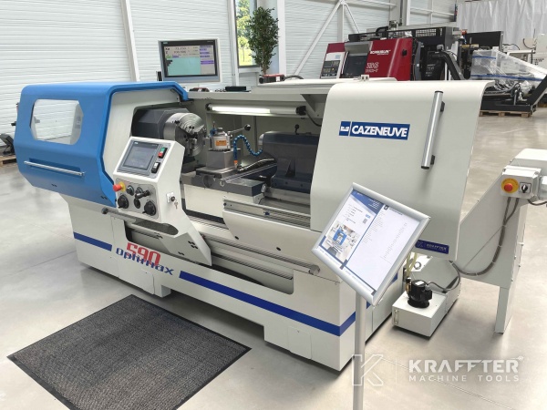 Industriemaschinen zum Drehen CNC Zyklendrehmaschine CAZENEUVE Optimax 590 20690-020
