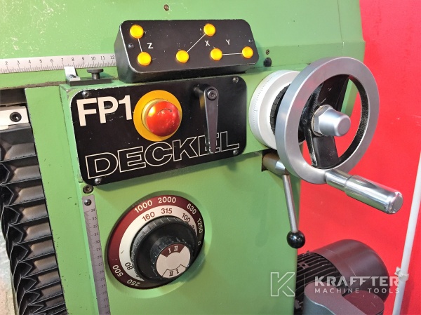 Präzisionsbearbeitung Konventionelle Fräsmaschine gebraucht, DECKEL FP1 20689-901