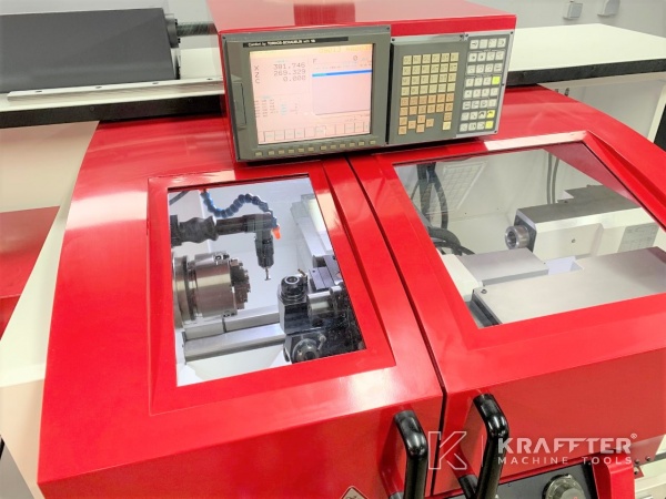 CNC Drehmaschine, gebraucht, SCHAUBLIN 180 CNC R-TM A2-5 20689-958 3 Achsen zu verkaufen
