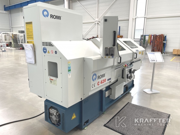 Präzisionsdrehmaschine ROMI C420 20689-995 | KRAFFTER – Gebrauchte Werkzeugmaschinen
