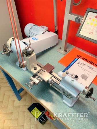 Konventionelle Drehmaschine gebraucht, SCHAUBLIN 70-CF 20689-949 2 Achsen zu verkaufen