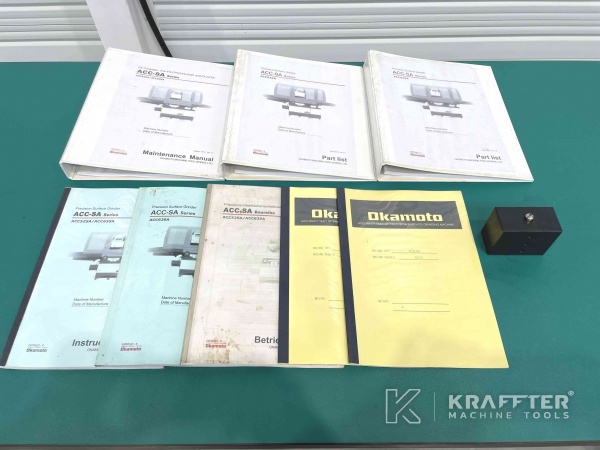 Bedienungsanleitungen für Flachschleifmaschine OKAMOTO ACC 63 SA 90057